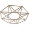 Ekena Millwork Guardian Wood Fretwork Pierced Ceiling Medallion, Birch, 32"OD x 12 1/2"ID x 1/4"T CMWP32X32X0250GDBI - alternate 3